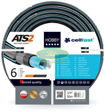 WĄŻ OGRODOWY HOBBY ATS 3/4" 50mb 16-221
