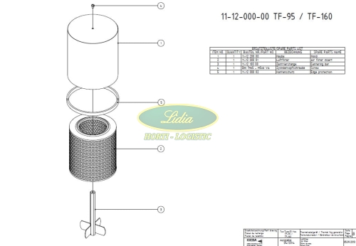 FILTR POWIETRZA 11-12-000.01 TF-W 95 IGEBA