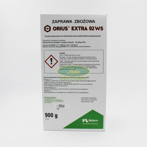 ZAPRAWA NASIENNA ORIUS EXTRA 02 WS 0,9KG