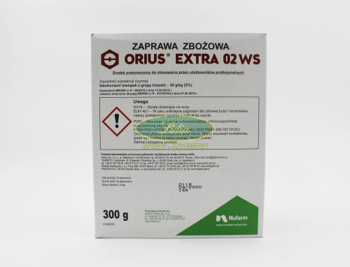 ZAPRAWA NASIENNA ORIUS EXTRA 02 WS 0,3kg