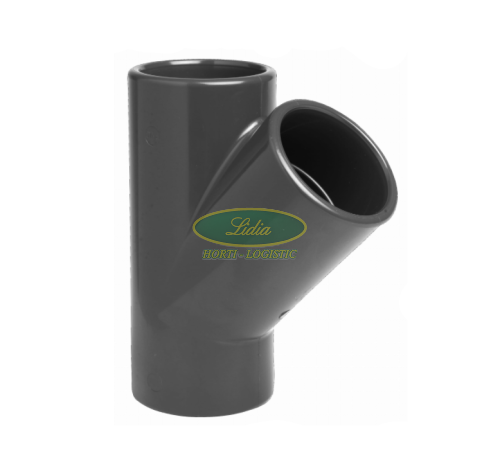PVC TYD D40  TRÓJNIK KW/KW/KW 45 STOPNI