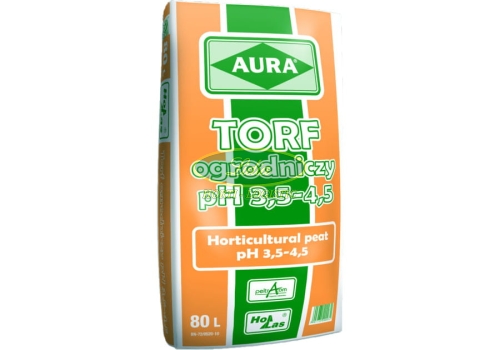 TORF KWAŚNY pH 3,5-4,5 80L HOLLAS AURA