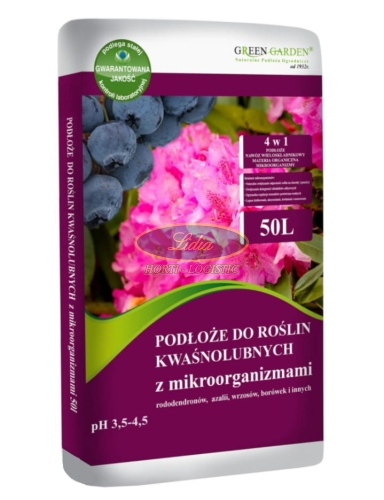 GG PODŁOŻE KWAŚNOLUBNE 50L Z MIKROORGANIZMAMI