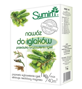 SUMIN NAWÓZ DO IGLAKÓW PRZECIWKOBRĄZOWIENIU 1 kg