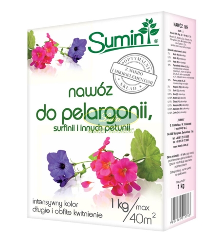 SUMIN NAWÓZ DO PELARGONI I SURFINI 1kg
