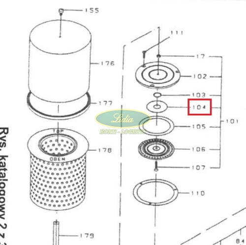 MEMBRANA MAŁA WEWNĘTRZNA 11-05-300.04 IGEBA