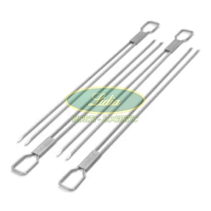 PODWÓJNE SZPIKULCE DO SZASZŁYKÓW 64049