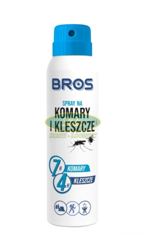 BROS SPRAY NA KOMARY I KLESZCZE 120/90ML
