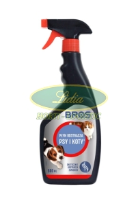 BROS PŁYN ODSTRASZAJĄCY PSY I KOTY 500ml.