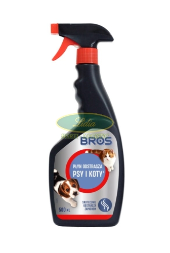 BROS PŁYN ODSTRASZAJĄCY PSY I KOTY 500ml.