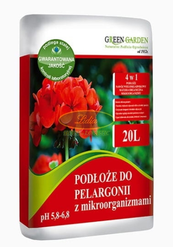 GG PODŁOŻE PELARGONIA 20 L Z MIKROORGANIZMAMI