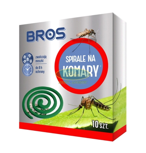 BROS SPIRALA NA KOMARY 10szt