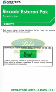REXADE + ESTERON 0,25 kg + 0,2,5 L