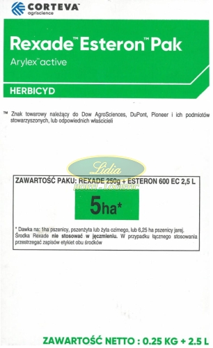 REXADE + ESTERON 0,25 kg + 0,2,5 L