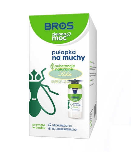 BROS PUŁAPKA NA MUCHY ZIELONA MOC