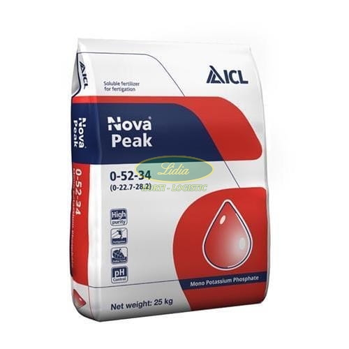 FOSFORAN MONOPOTASU NOVA MKP/PEAK 0-52-34 25kg