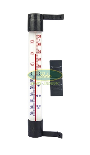 TERMOMETR ZAWNĘTRZNY ANTRACYTOWY 23cm 020505