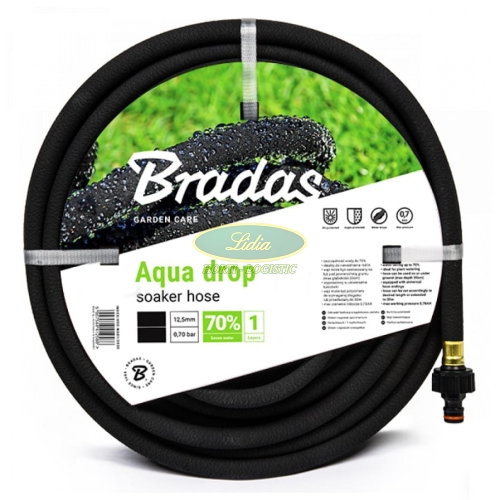 WĄŻ NAWADNIAJĄCY AQUA-DROP 1/2" 15m BRADAS