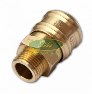 SZYBKOZŁĄCZE GZ 1/2" GERMAN KOMPRESOR MOSIĄDZ