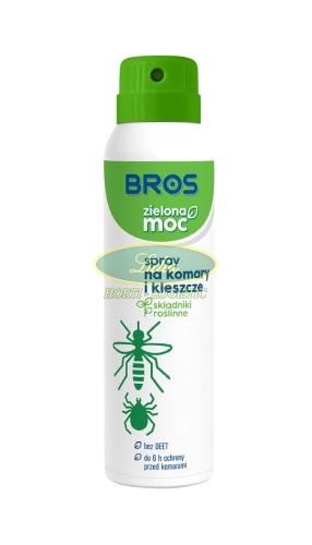 BROS ZIELONA MOC SPRAY NA KOMARY I KLESZCZE 90ml