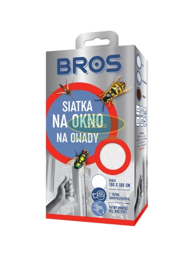 BROS-SIATKA OKNO 130x150cm BIAŁA