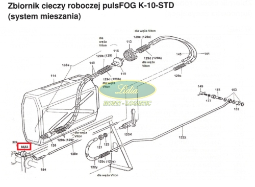ZAWÓR ZIELONO-SZARY K-10 PULSFOG