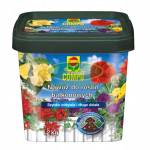 COMPO - NAWÓZ DO ROŚLIN BALKONOWYCH 6M 1,2kg