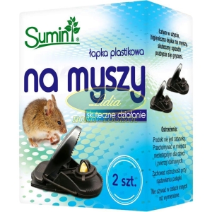 SUMIN ŁAPKA NA MYSZY PLASTIKOWA 2szt