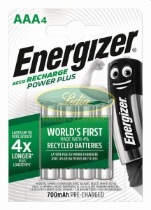 AKUMULATOR ENERGIZER POWER PLUS AAA-HR03 4szt.