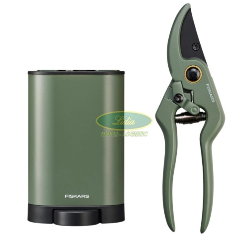 FISKARS - SEKATOR 1-R NOŻYCOWY Z POJEMNIKIEM