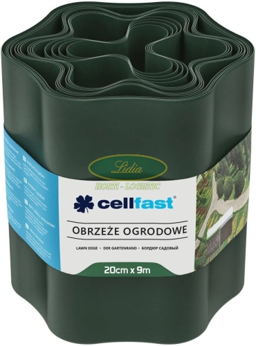 CELL- FAST - OBRZEŻE OGR.20cm x 9m CIEMNA ZIELEŃ