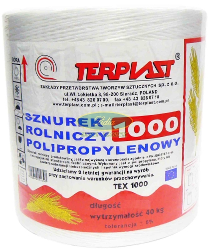 SZNUREK DO MASZYN ROLNICZYCH UV 1000tex 2000m T