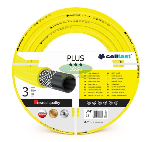 WĄŻ OGRODOWY PLUS 3/4" 25mb 10-220